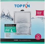 Top Fin Silenstream PF-L Refill for PF20, PF30, PF40 and PF75 Power Filters 6.5in x 4.5- (12 Count) 1 Year Supply