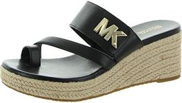 Michael Kors Sidney Mid Wedge, Black, 6