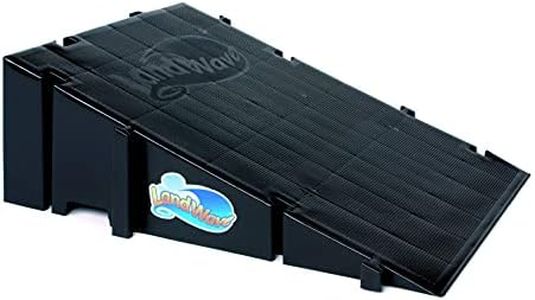LandWave Single Ramp for BMX Bikes, Scooters, Skateboards, Inline Skates, RC Cars, Durable and Portable, for Kids, Teens, and Adults