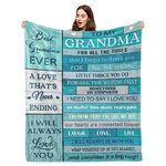 Pezolen Grandma Gifts, Mimi Gifts, Gigi Gifts for Grandma/Grandmom, Nana Gifts, Great Grandma/Grandmother Gift Ideas, Grammy Gift, Grandma Blanket 50"x60", Grandma Birthday Gifts from Grandchildren