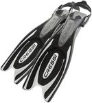 Cressi Frog Plus Fins, Black, Large/X-Large