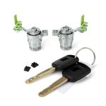 Lock Cylinder w/2 Keys Left & Right Compatible with Honda 1998-2002 Accord, 2001-2005 Civic, 1999-2004 Odyssey, 2000-2009 S2000, 72185-S9A-013