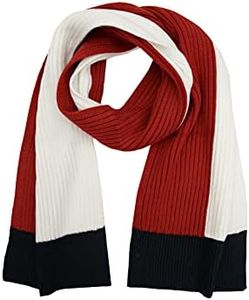 Tommy Hilfiger Men's Scarf, White Flag, One Size