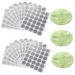 YINGSC 600 Disposable Eyelash Glue Holder Pallet with 3 Pcs Jade Stone Eyelash Extensions Jade Stone Stickers for Fake Eye Lash Base Lash Glue Cosmetic Makeup Tool Supplies