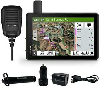 Garmin Tread SxS, GPS Navigator, Ulltrabright Display, Preloaded Topography,Group Ride Radio, inReach Technology with Wearable4U Power Pack Bundle