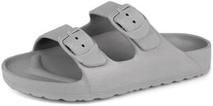 Nedaan Kids Slide Sandals Boys Buckle Adjustable EVA Slipper Sandals