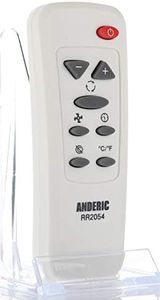 Anderic Haier AC Remote Control - Replaces Haier, Amana, GE and Danby AC remotes - No Programming - RR2054
