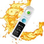 DiFluid Digital Brix Refractometer and Concentration Meter, 0-55% Range, ±0.1% Precision, 0.05% Resolution,Salinity, Waterproof,Rechargeable and Portable, Beer, Wine, Fruit and More