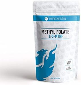 Methyl Folate (L-5-MTHF) 1000mcg x 120 Tablets by Phoenix Nutrition