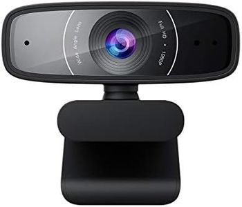 ASUS Webcam C3 1080p HD USB Camera - Beamforming Microphone, Tilt-Adjustable, 360 Degree Rotation, Wide Field of View, Compatible with Skype, Microsoft Teams and Zoom