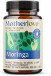 Motherlove Moringa (60 Capsule Value Size) Lactation Supplement to Optimize Breast Milk Supply—Non-GMO, Organic Herbs, Vegan, Kosher, Soy-Free