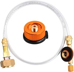 Cozlly Adaptador de Estufa de Gas de Camping, Adaptador de Reemplazo Propano Manguera, Botella de Gas Conector de Manguera del Tanque, Conexión del Tanque de Gas, Convertidor de Tanques de Camping