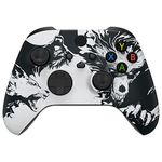 eXtremeRate Replacement Shell for Xbox Series X & S Controller - Unleash Your Style - New Wolve Soul Custom Acessories Skin Front Housing Cover for Xbox Core Controller Wireless [Control NOT Included]