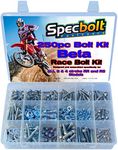 250pc Specbolt Beta RR RS Xtrainer Motorcycle Bolt Kit 250 300 350 390 400 430 450 480 498 520 525 2 & 4 Strokes.