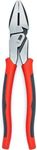 Crescent 9" Lineman's Compound Action Dual Material Pliers - CCA20509, Red