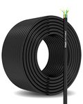 FEDUS 300 Meter Heavy Duty Outdoor Cat6 Cable Weatherproof/UV Resistant 10000mbps Ethernet Cable Suitable for Direct Burial Installations Ethernet Patch LAN Cable,Internet cable Network Cord Black