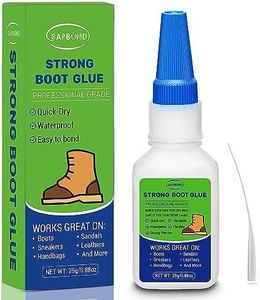 Boot Glue - Strong Quick Dry Shoe Repair Glue, Professional Super Transparent Instant Adhesive for Bonding Broken Boots, Leather Shoes, Sneakers, Cloth, Handbags