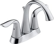 Delta Faucet Lahara Two Handle Centerset Bathroom Faucet in Chrome