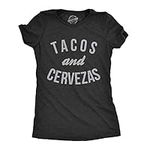 Womens Tacos and Cervezas Funny T S