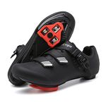 Vicogn Indoor Cycling Shoes for Men Women Compatible with Peloton Bike Pre-Installed with Look Delta Cleats Outdoor Road Biking, Silver, 8.5 Women/6.5 Men