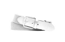 Mizuno Classic Elastic Baseball/Softball Belt, Adult One Size Fits All, White