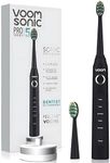 Voom Sonic Pro 5 Electric Toothbrush for Adults - Ultrasonic Electric Toothbrushes with Replacment Brush Head, Dentist Recommended Power Sonic Toothbrush with 5 Modes