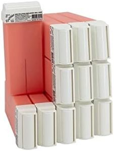 Epilwax Set da 12 rosa Rulli Cera per Depilazione - Larghezza 100 ml Roll-on Ricarica Cera