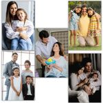 AanyaCentric Pack of 5 Premium 4x6inch Photo Prints High Resolution, Matte Finish, 330 GSM Thick, Customized, Personalized