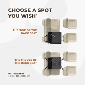 Wuglo Waterproof Dog Car Seat – Pet Booster for Cars