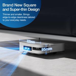 ECOVACS DEEBOT X2 OMNI Robot Vacuum Mop – 8000Pa, AI Navigation, Slim Design