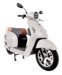 eblu India's 1st Family e Scooter - Feo - Typical Driving Range 110km per charge - Top speed 60 kmph, Xtra - LEG ROOM | COMFORT | SAFETY | STABILITY (Traffic White)