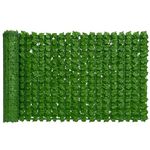De Gardenia Artificial Faux Ivy Leaf Mat 1m x 3m Dark Green Privacy Fence Panel for Balcony Wall Decor Vertical Garden Backdrop | UV Resistant Greenery Roll