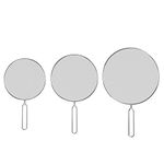 Classic Cuisine 82-KIT1046 Splatter Screen Guards, Small, Medium and Large, Stainless Steel