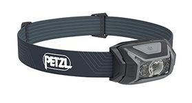 PETZL Actik, Compact Multifunction Front Lamp, Gray, U, Unisex-Adult, Grey