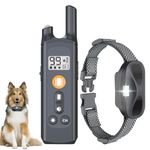 Anti Bark Collars For Dogs,Dog Training Collar With Remote,Rechargeable Dog Barking Collar,IP7 Waterproof,Remote Control Range Over 2600ft,Dog Training Collar Of Dogs