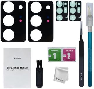 Vimour 2 Pieces OEM Rear Camera Glass Lens Replacement for Samsung Galaxy Note 20 Ultra N986U (All Carriers) with Adhesive and Repair Toolkit (Mystic Black)