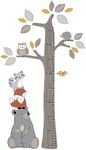 Lambs & Ivy Woodland Forest Tree with Animals Kids Growth Chart Wall Decals