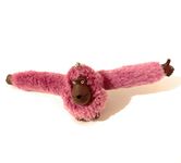 Basic Solid Sven Medium Monkey Keychain Color: Brite Purple