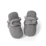 CENCIRILY Baby Girls Boys Booties Newborn First Walking Shoes Infant Winter Warm Boots Soft Sole Ankle Crib Shoe with 0-18 Months