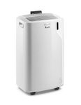 De'Longhi Portable Air Conditioner 11,000 BTU,cool medium rooms up to 400 sq ft,compact design,powerful cooling,AC Unit for room,dehumidifier,fan,programmable,window venting kit,Eco Friendly Gas,EM360