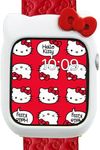 Sonix x Sanrio Apple Watch Cover | Bumper Case for Apple Watch | Protective Silicone Cover | Fits 38mm/40mm/41mm | Hello Kitty - White