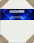 50 Sheets White Translucent 17# (pound) Vellum Paper 8.5 X 11 Inches Letter Size Light Weight by ThunderBolt Paper