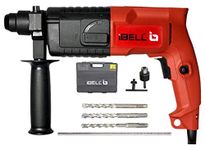 IBELL Rotary Hammer Drill RH20-23, 500W, Copper Armature, SDS Plus Chuck 20mm, 850RPM, Impact Rate 3900/min, Energy 1.5J (Red)