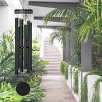 Suntimber 60"" Extra Large Wind Chimes for Outside Deep Tone, Deep Tone Wind Chimes, Wind Chime Outdoor Clearance, Memorial Wind Chimes Outside for Garden,Yard,Patio and Lawn, ST24010