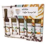 Monin Syrup Coffee & Cocktail Gift Sets 5x5cl (1 Monin Syrup Coffee)