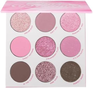 Colourpop Pink Dreams Eyeshadow Palette - Neutral & Pink Eyeshadow Palette with Matte & Glitter Finishes - High Pigment Cool Toned Eye Makeup with Longwear Formula (0.3 oz)