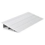 COSTWAY Door Threshold Ramp, 3”/4”/5” Rise Aluminum Threshold Ramps with Adjustable Flap & Non-slip Surface, 317KG Load Capacity Entry Ramp for Wheelchair Scooters (3”, 87 x 42 x 8.5 cm)