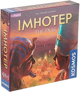 Imhotep: The Duel – A Board Game by Thames & Kosmos 2 Players – Board Games for Family 30 Minutes of Gameplay – Games for Family Game Night – for Kids and Adults Ages 10+ - English Version