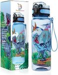 Kids Raptor Dinosaur Water Bottle, 