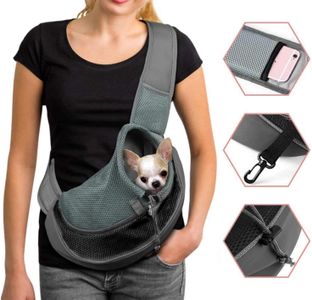 Mesh Dog Carrier Sling for Small Pets, 4-8lb Capacity